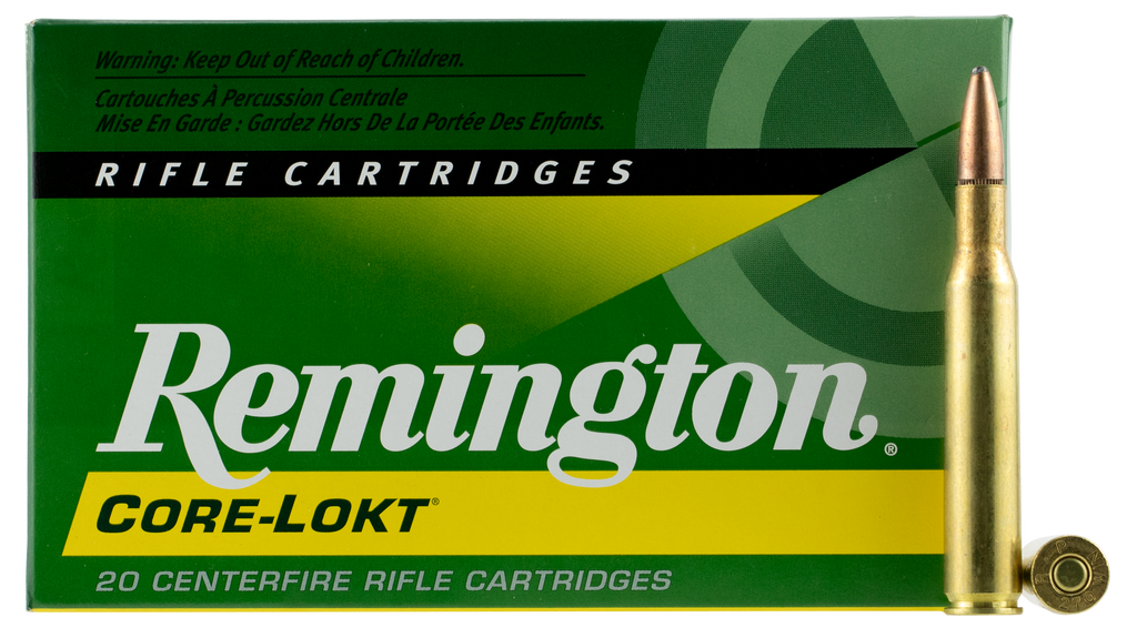 Remington Ammunition 270 Winchester 130 Grain Core-Lokt Pointed Soft Point 20 Count