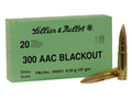 Sellier & Bellot Ammunition 300 AAC Blackout 147 Grain Full Metal Jacket 20 Count