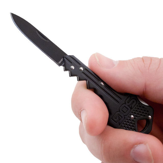 SOG Key Folding Knife 1.5" Drop Point