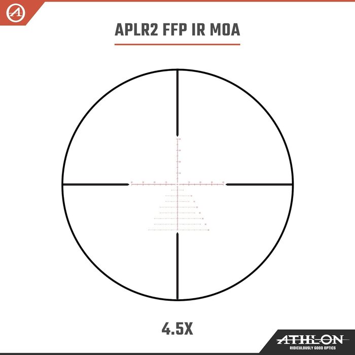 Athlon Optics Ares ETR Rifle Scope First Focal Plane 4.5-30x56mm Illuminated APLR2 MOA Reticle Black