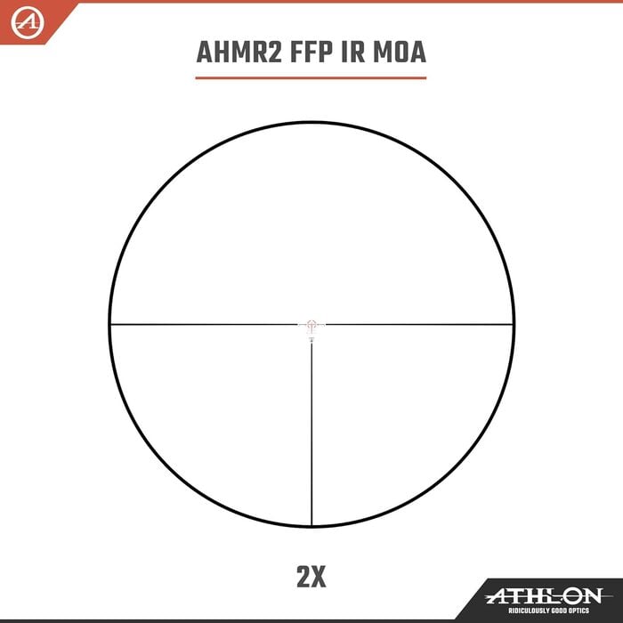 Athlon Optics Helos BTR Gen 2 Rifle Scope First Focal Plane 2-12x42mm Illuminated AHMR2 MIL Reticle Black