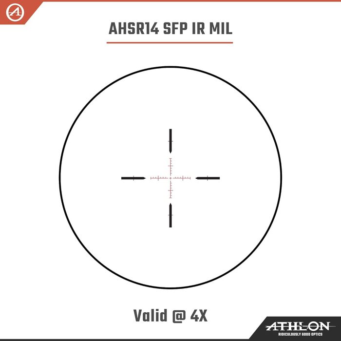 Athlon Optics Talos Gen 2 Rifle Scope 1-4x24mm Illuminated AHSR14 ...