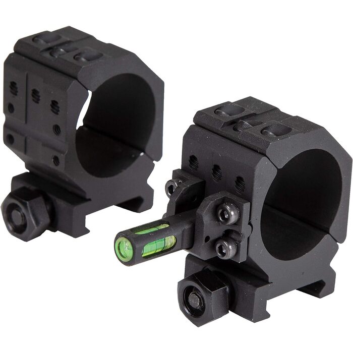 Wheeler Picatinny Scope Rings Matte Black 34mm Medium