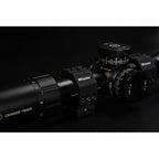 Wheeler Picatinny Scope Rings Matte Black 34mm Medium