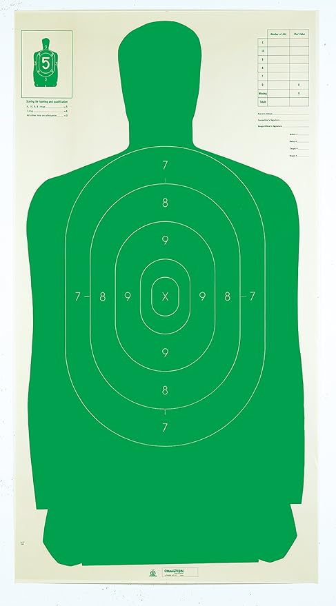 Champion B27 FSA Police Silhouette Target 24" x 45" Pack of 100