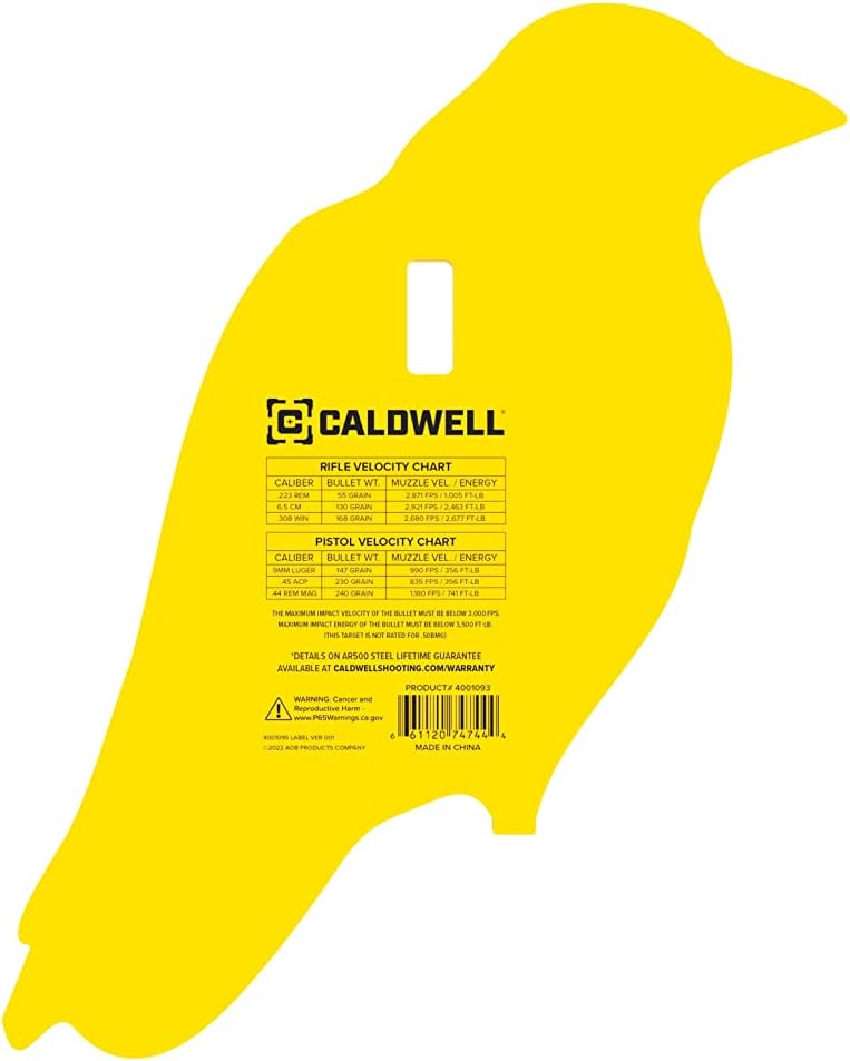 ‎Caldwell AR500 Crow Steel Target 3/8