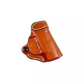 DeSantis Criss Cross Cross Draw Holster Right Hand S&W M&P Shield 9, S&W M&P Shield 41 Cowhide Leather Tan