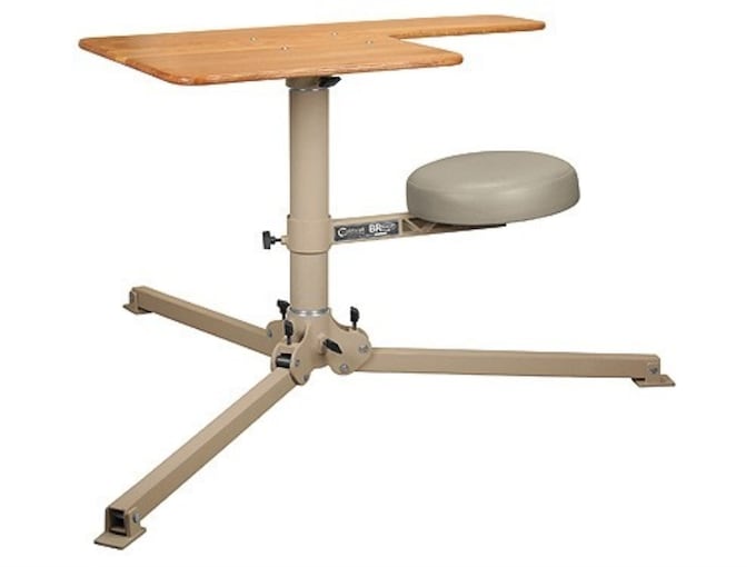 Caldwell BR Pivot Shooting Bench with Butcher Block Top