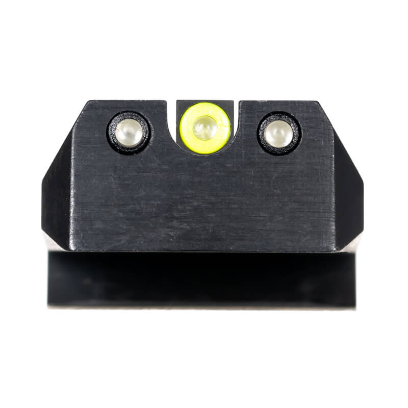 Night Fision Night Sight Set 1911 Yellow Front U Notch Rear Black ...