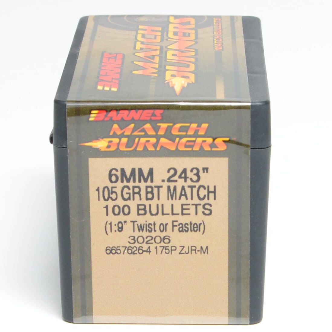 Barnes .243 Diameter 105 Grain Boat Tail Hollow Point Match Burner 100 ...