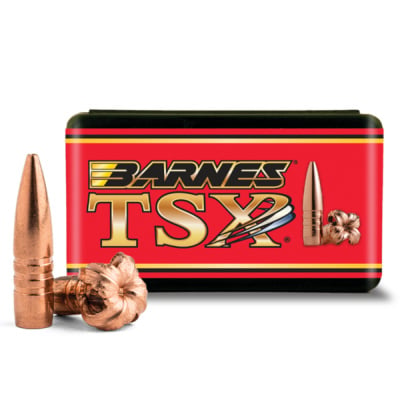 Barnes .224 Diameter 78 Grain Solid Hollow Point TSX 50 Count Bullets