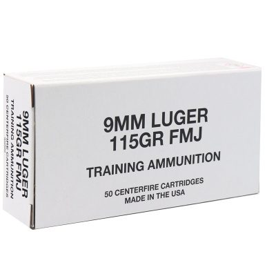 Blazer Ammunition 9mm Luger 115 Grain Full Metal Jacket 50 Count