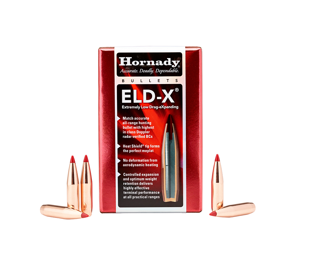 Hornady .243 Diameter 103 Grain Polymer Tip ELD-X 100 Count Bullets