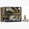 Federal Ammunition 9mm Luger 124 Grain HST Jacketed Hollow Point 20 Count
