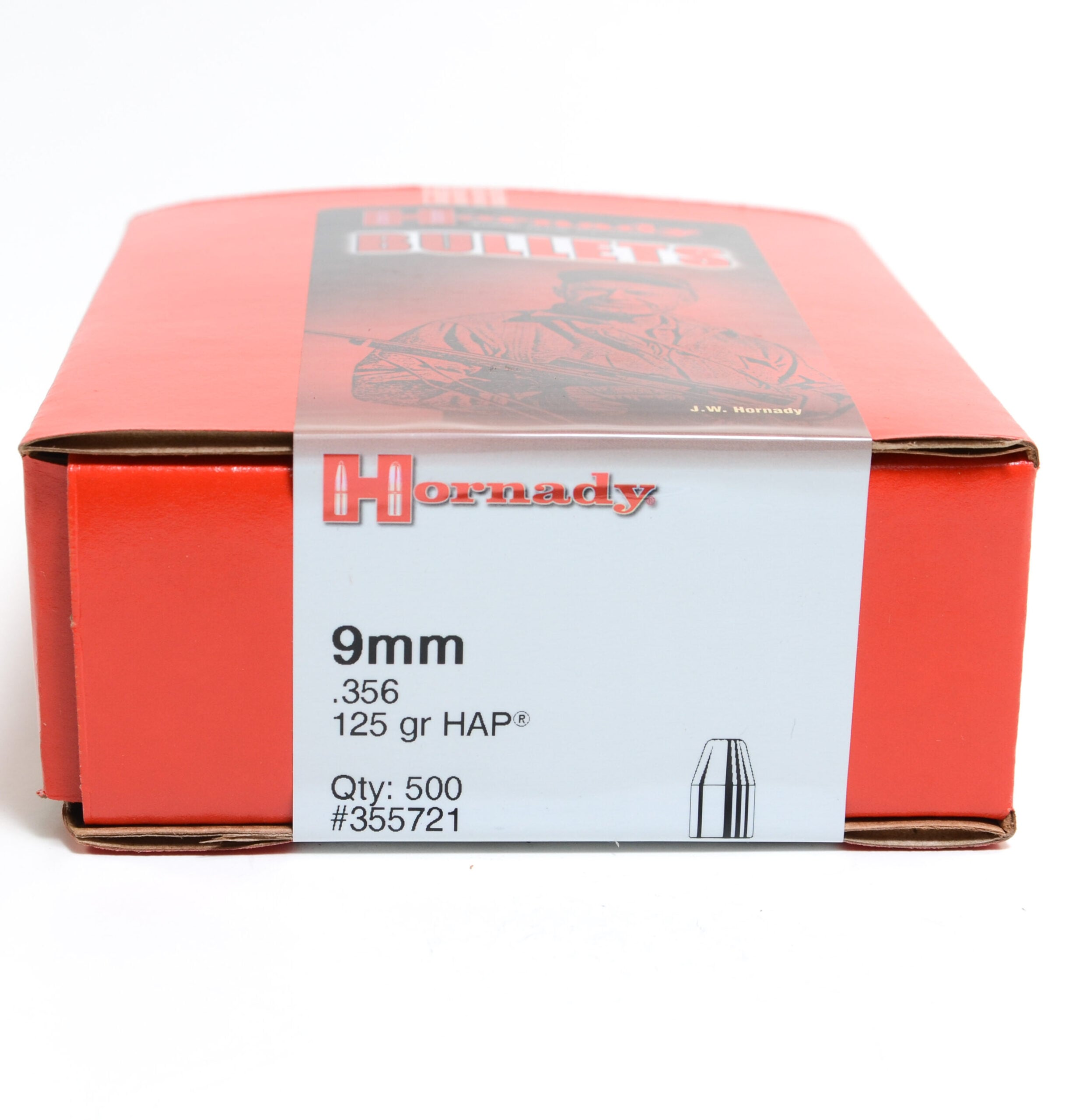Hornady .356 Diameter 125 Grain Jacketed Hollow Point HAP Bullets