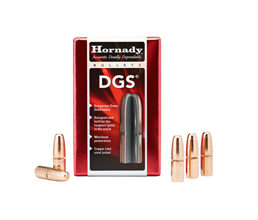 Hornady .474 Diameter 500 Grain Solid DGS 50 Count Bullets (470 Nitro ...