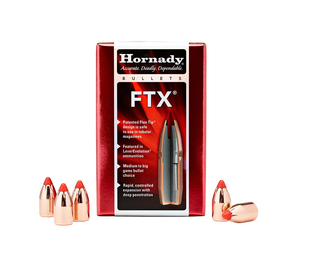 Hornady .500 Diameter 300 Grain Polymer Tip FTX 50 Count Bullets (500 S ...