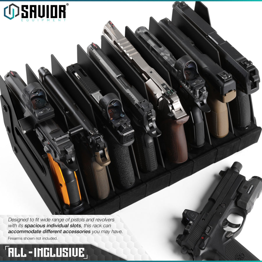 Savior Equipment Pistol Storage Rack | Powder Valley Outdoors