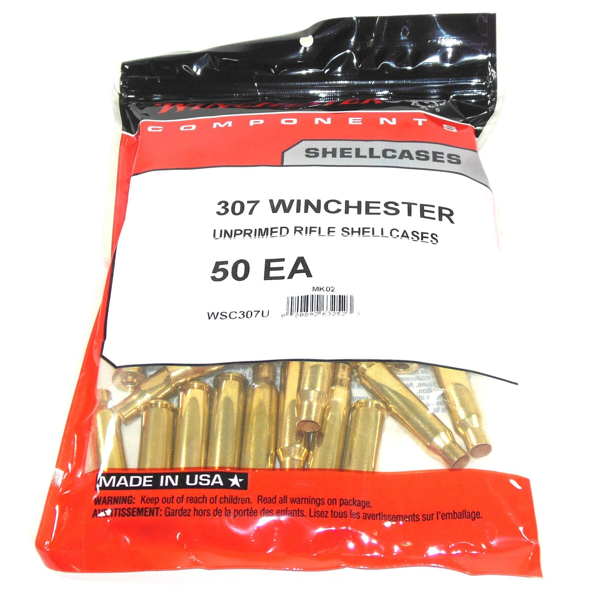 Winchester 307 Winchester Brass 50 Count | Powder Valley Outdoors