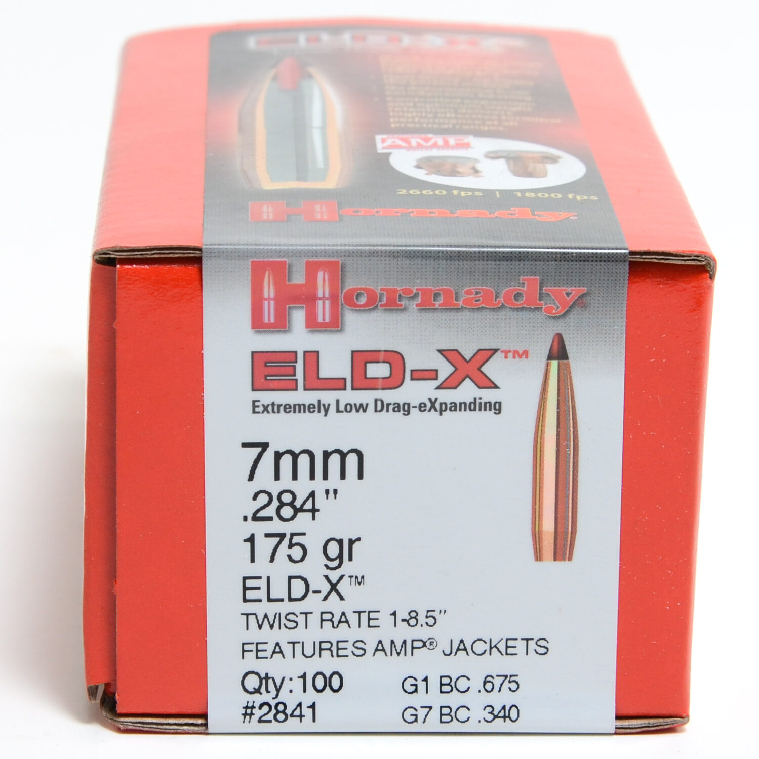 Hornady .284 / 7mm 175 Grain ELDX (Extremely Low Drag Hunting) (100