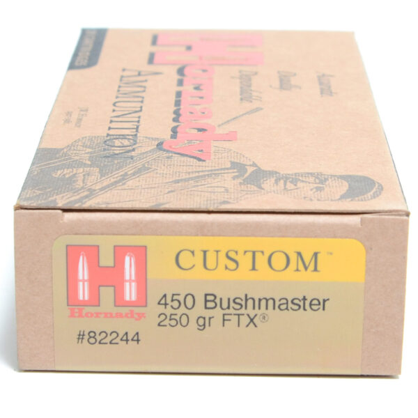 Hornady 450 Bushmaster 250 Grain Ftx Flex Tip Critical Defense Ammunition 20 Rounds Powder 7866