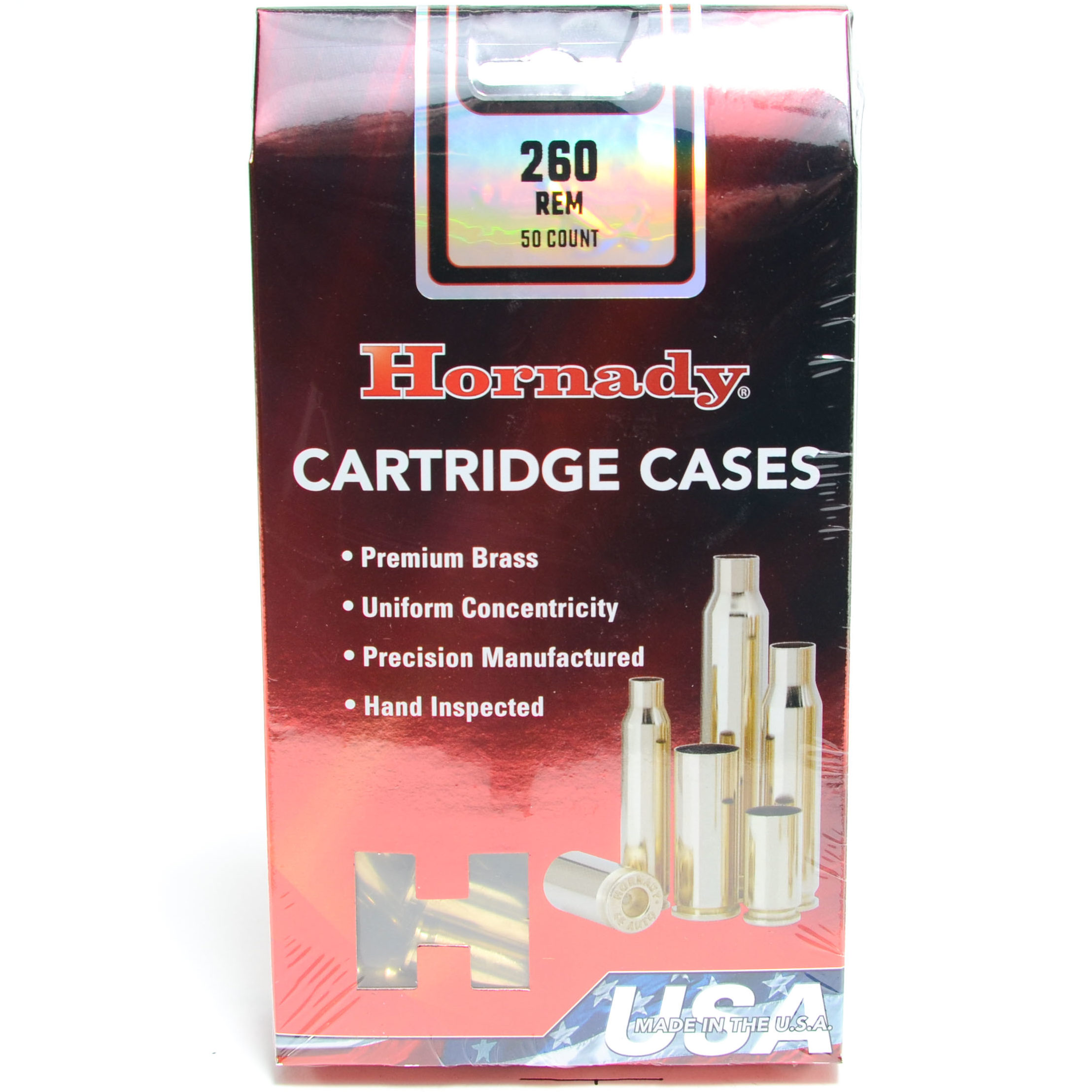 Hornady 260 Remington Brass Bag of 50 | Powder Valley Outdoors