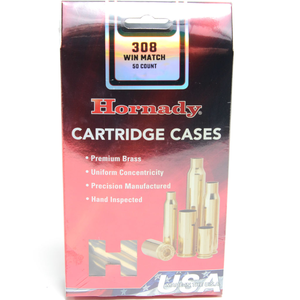 Hornady 308 Winchester Match Brass | Powder Valley Outdoors