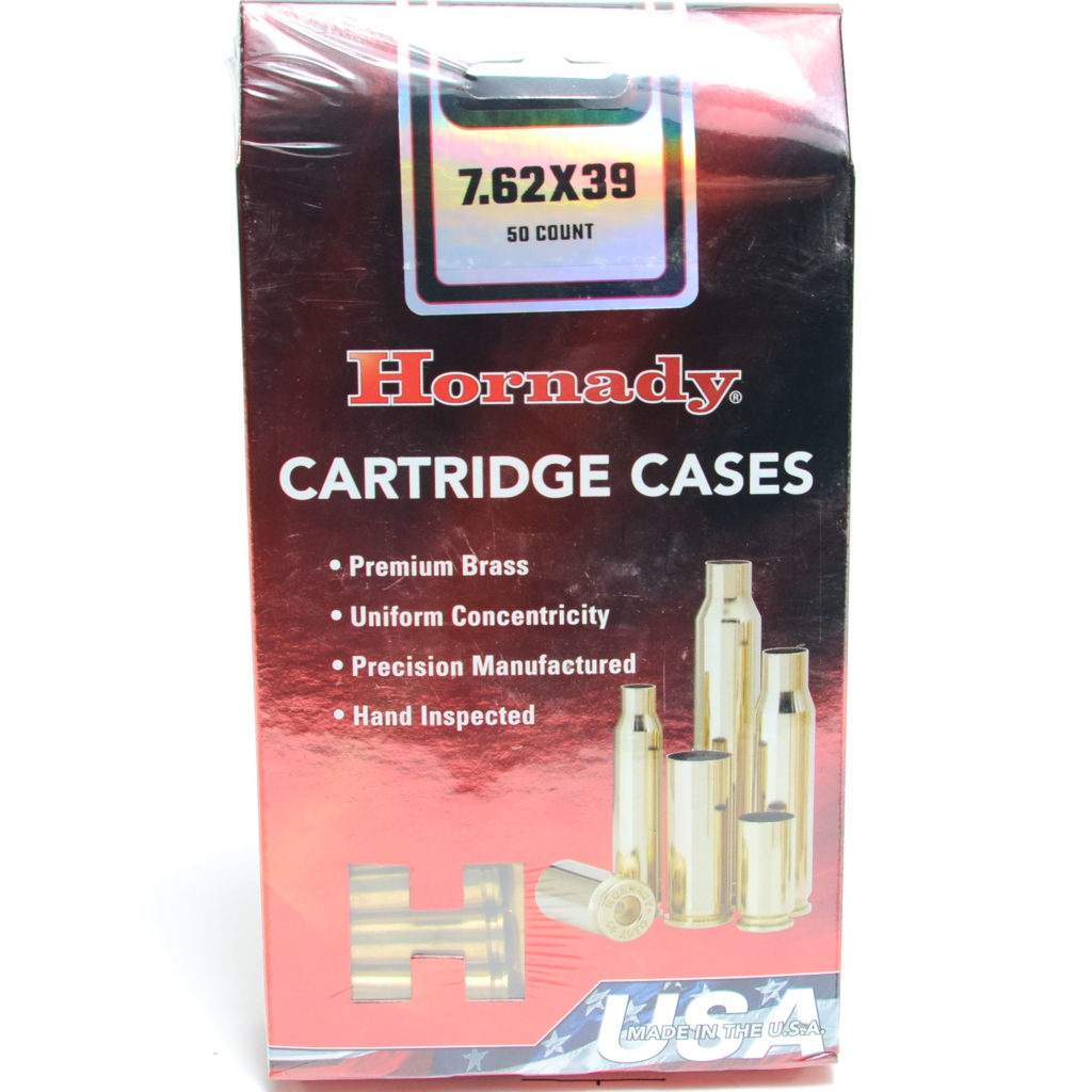 Hornady 7.62x39mm Brass Bag Of 50 