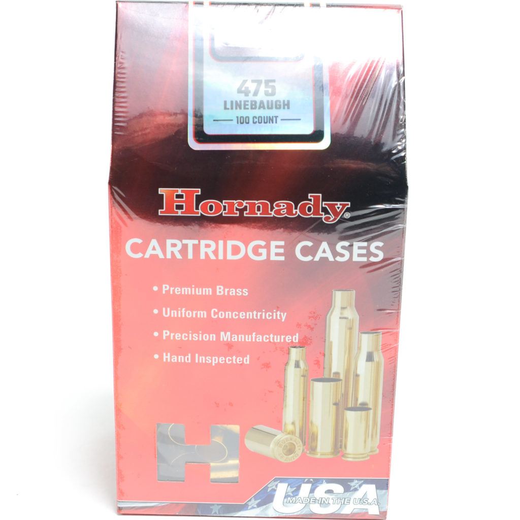 Hornady 475 Linebaugh Brass Bag of 100 | Powder Valley