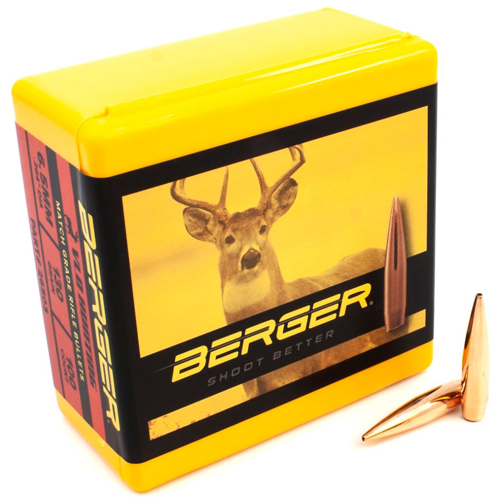 Berger Hunting VLD Bullets 0.264 (264 Caliber, 6.5mm) 130 Grain Hollow ...