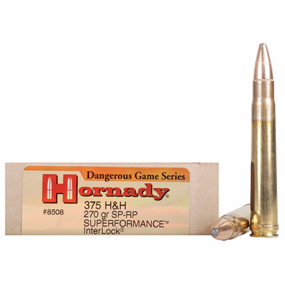 Hornady 375 H&h 270 Grain Soft Point-recoil Proof Superformance 