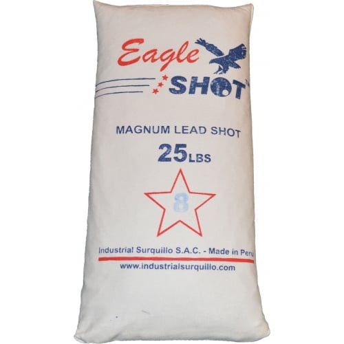 Lead Shot Balls #7.5 Bag 4 lbs (64 oz / 1.8 Kg) Made in USA - Free Shipping