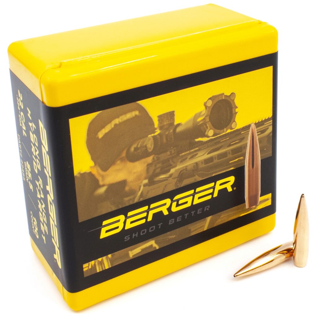 Berger Long Range Hybrid Target Bullets Diameter Caliber Grain Open Tip Match