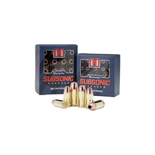 Hornady Subsonic Ammunition 40 S&W 180 Grain XTP Polymer Tip Box of 20