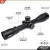 Athlon Optics Ares ETR Rifle Scope First Focal Plane 4.5-30x56mm Illuminated APLR2 MOA Reticle Black - Image 2