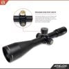 Athlon Optics Ares ETR Rifle Scope First Focal Plane 4.5-30x56mm Illuminated APLR2 MOA Reticle Black - Image 4