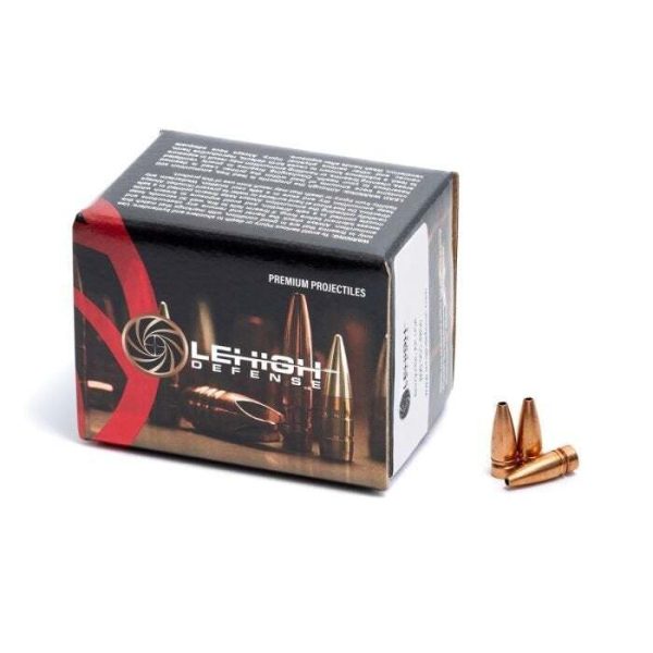 Lehigh Controlled Chaos Bullets (.308 Diameter) 95 Grain Solid Copper Hollow Point Box of 50